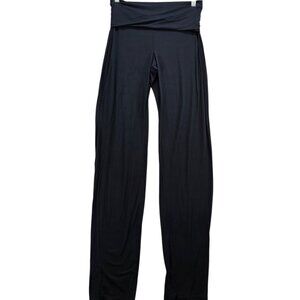 Hanro Jersey Micromodal Yoga‎ Lounge Pant Roll Down Waist Stretch Comfort S LONG